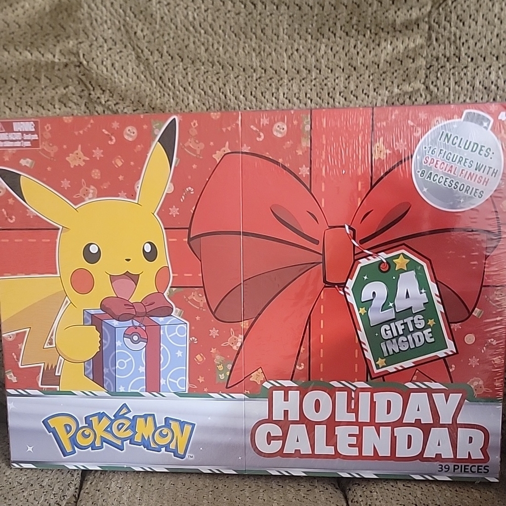 Holiday Calendar with Red and Yellow Design